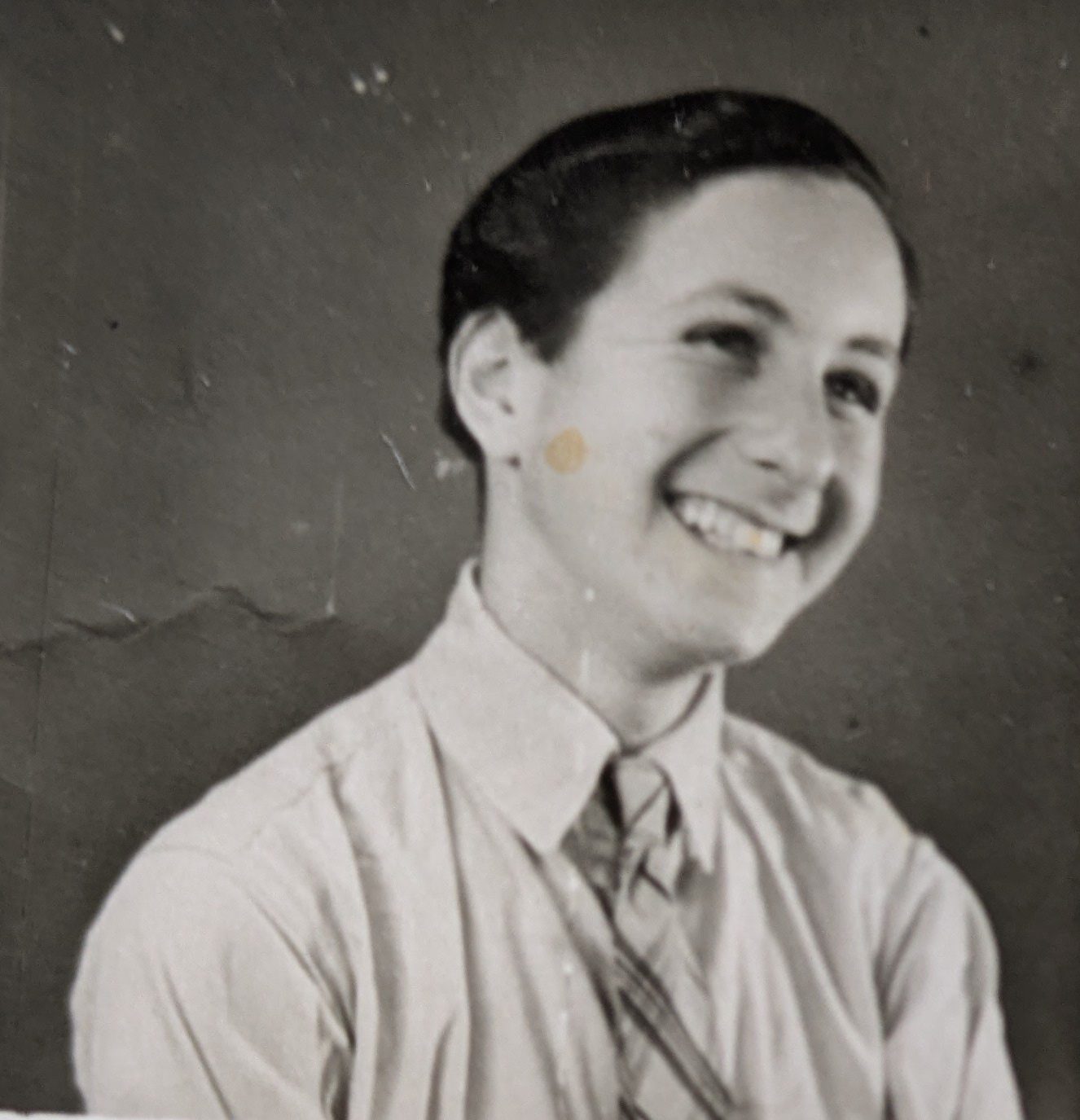 Henry Grinberg as a schoolboy(1) The author as a schoolboy
